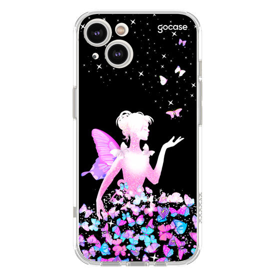 Capinha para celular Garota Borboletas