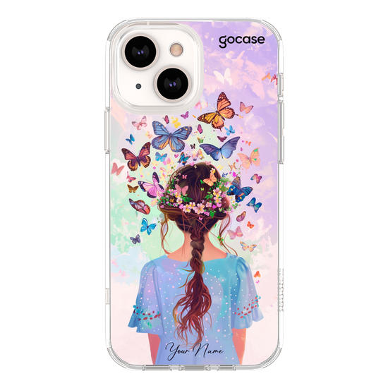 Butterfly Hair Girl Phone Case