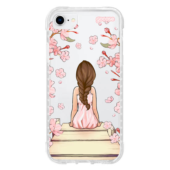 Capinha para celular  Garota Classical Rose