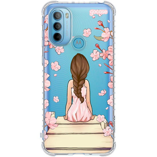 Capinha para celular  Garota Classical Rose