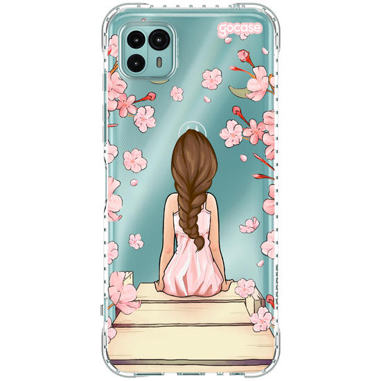 Capinha para celular  Garota Classical Rose