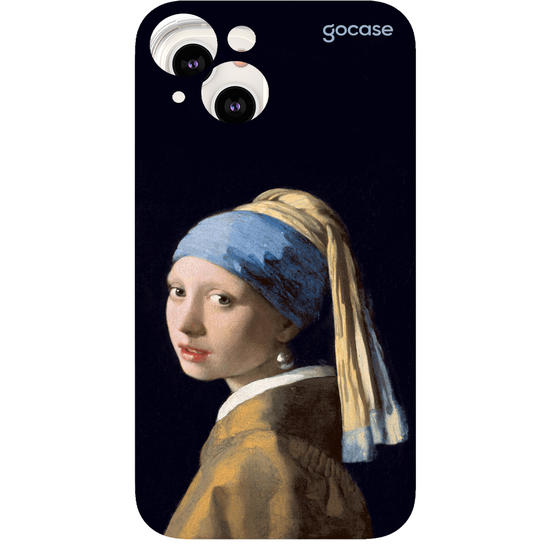 Capinha para celular  Garota Com Brinco Perola