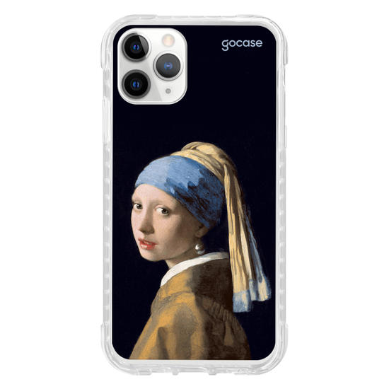Capinha para celular  Garota Com Brinco Perola