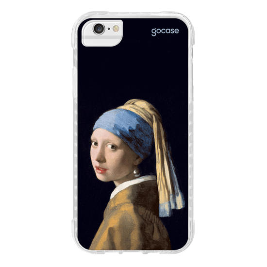 Capinha para celular  Garota Com Brinco Perola