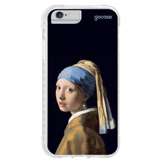 Capinha para celular  Garota Com Brinco Perola