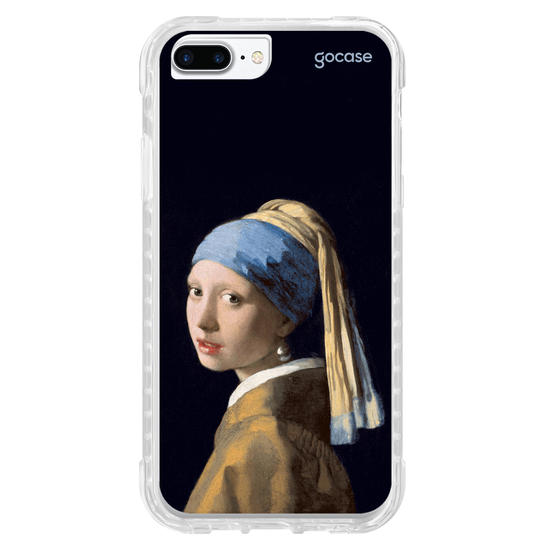 Capinha para celular  Garota Com Brinco Perola