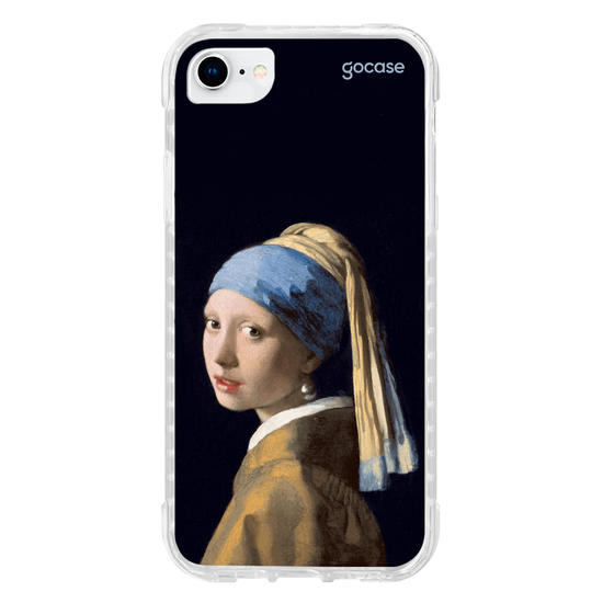 Capinha para celular  Garota Com Brinco Perola