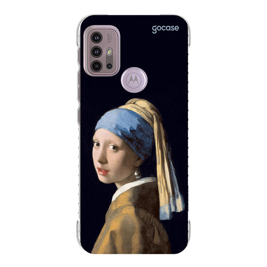 Capinha para celular  Garota Com Brinco Perola