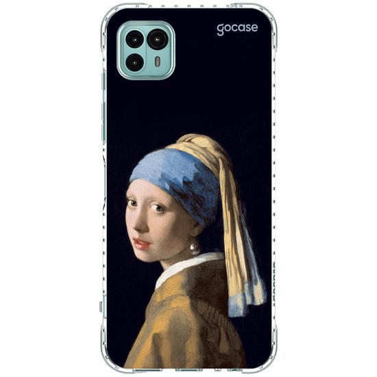 Capinha para celular  Garota Com Brinco Perola