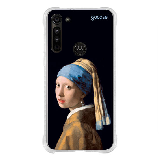 Capinha para celular  Garota Com Brinco Perola