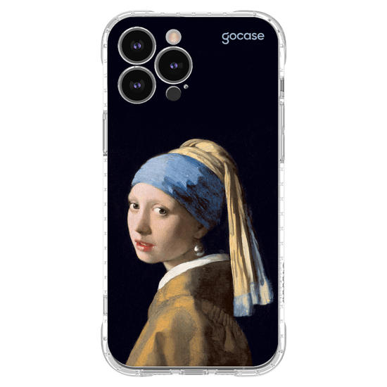 Capinha para celular  Garota Com Brinco Perola