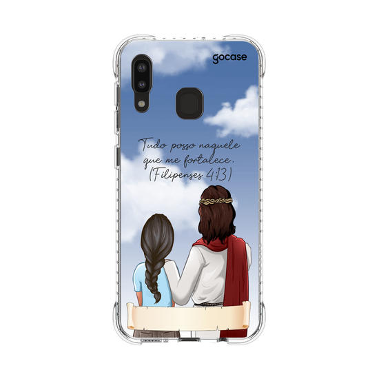 Capinha para celular Garota Cristã