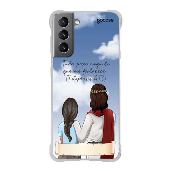 Capinha para celular Garota Cristã