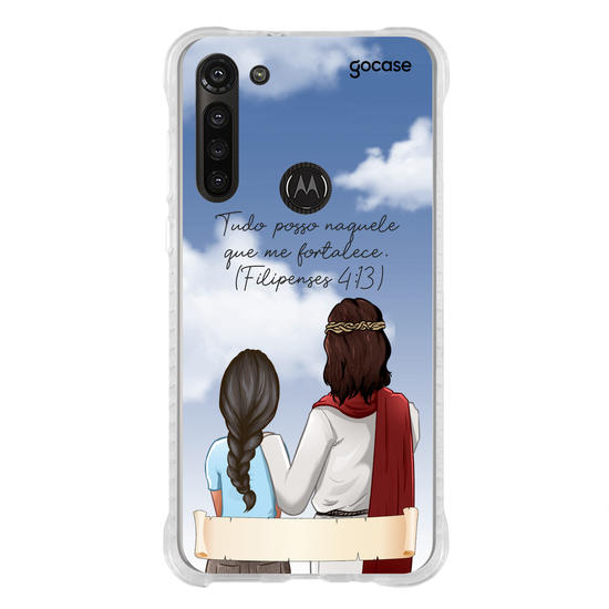 Capinha para celular Garota Cristã