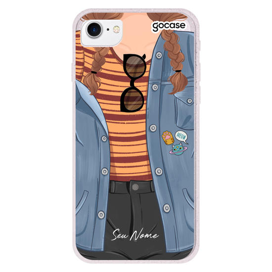 Capinha para celular Garota Estilosa