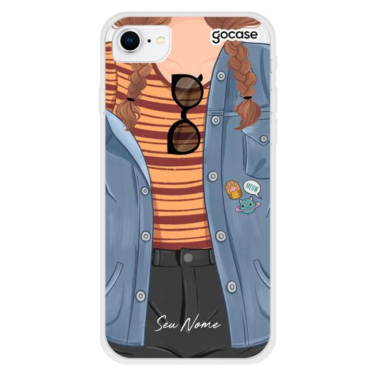 Capinha para celular Garota Estilosa