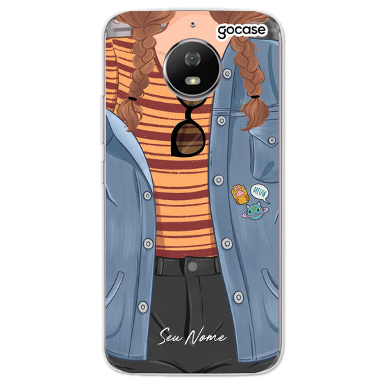 Capinha para celular Garota Estilosa