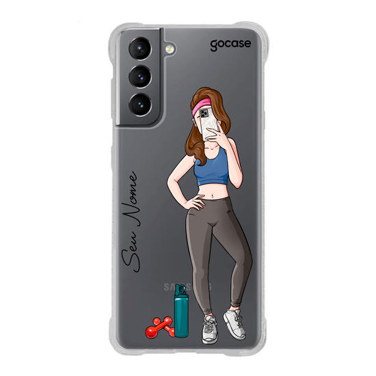 Capinha para celular Garota Fitness Capinha para celular Garota Fitness
