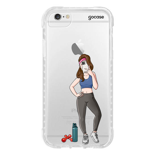 Capinha para celular Garota Fitness