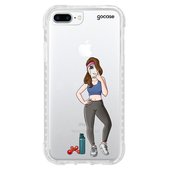 Capinha para celular Garota Fitness