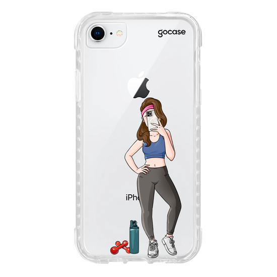 Capinha para celular Garota Fitness