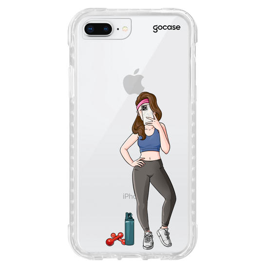 Capinha para celular Garota Fitness