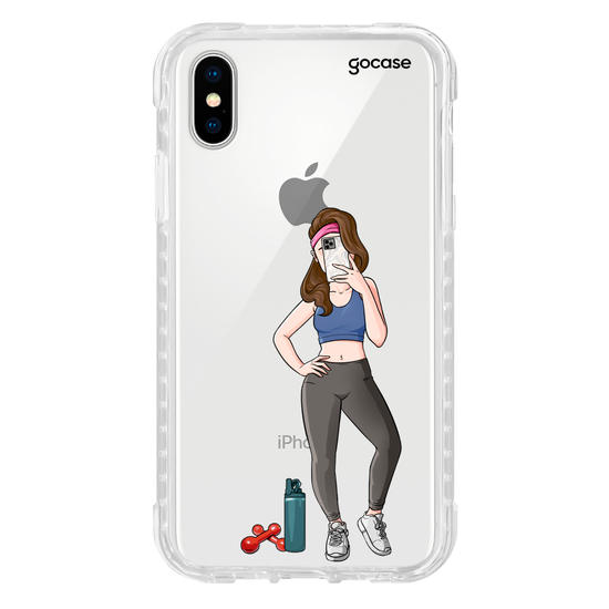 Capinha para celular Garota Fitness