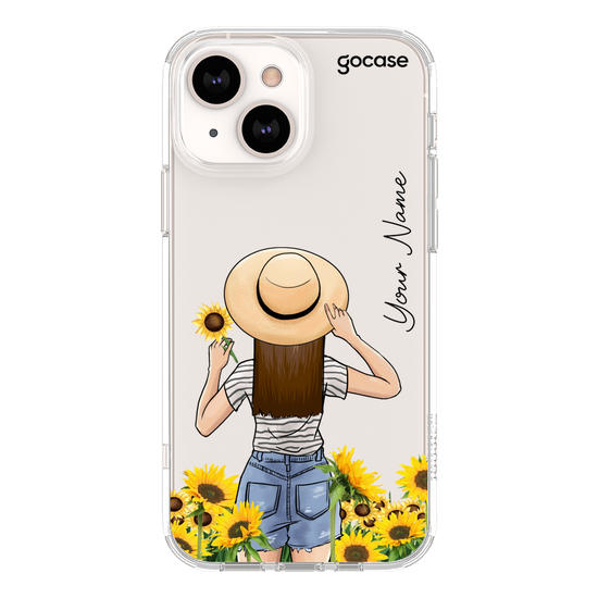 Girl SunFlowers Phone Case