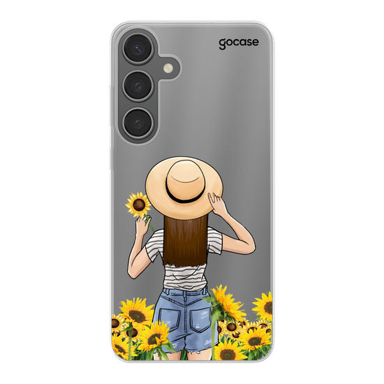 Girl SunFlowers Phone Case