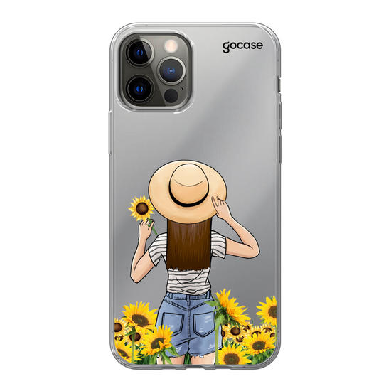 Girl SunFlowers Phone Case