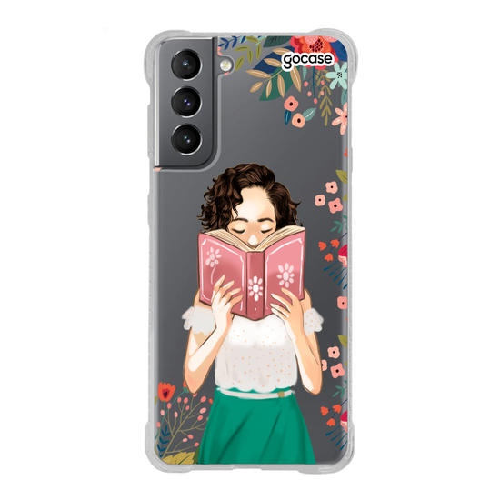 Capinha para celular Garota Leitora