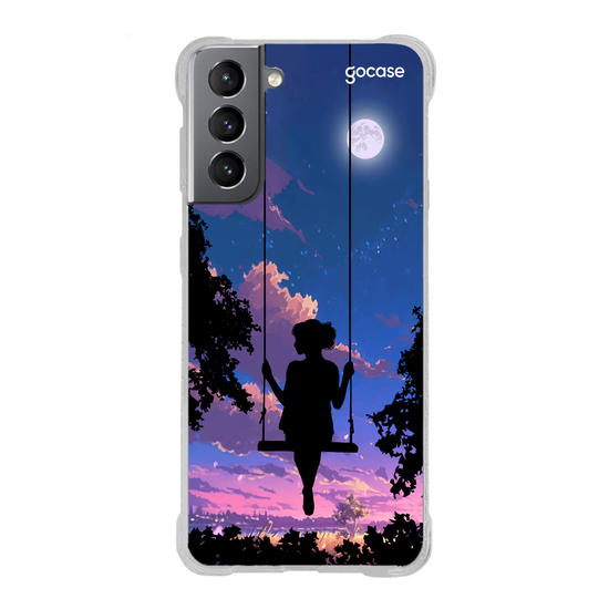 Capinha para celular Garota no Balanço