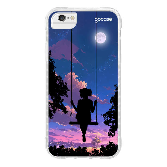 Capinha para celular Garota no Balanço