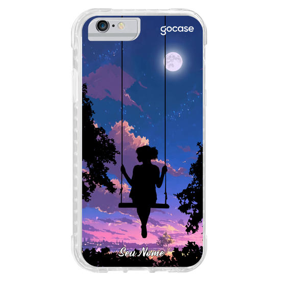 Capinha para celular Garota no Balanço