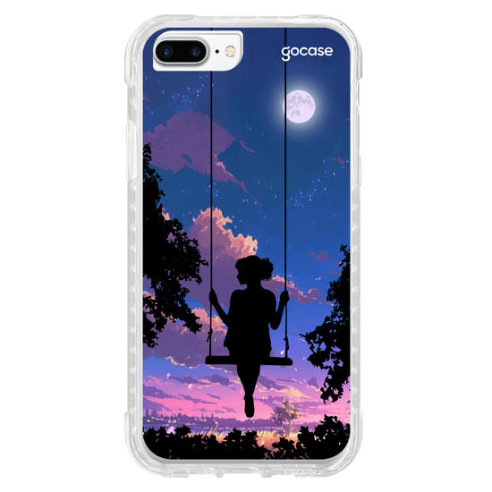 Capinha para celular Garota no Balanço