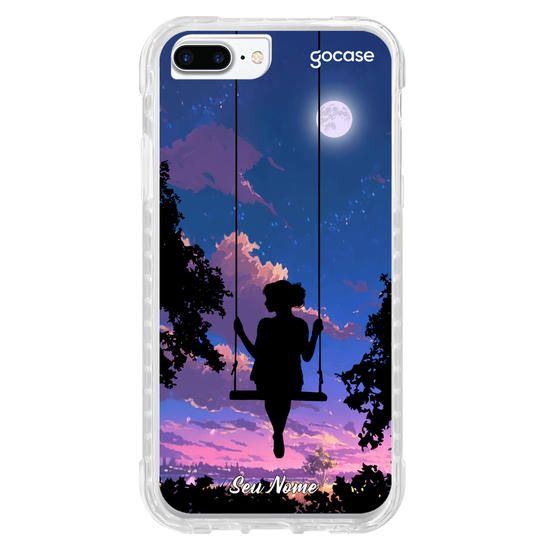 Capinha para celular Garota no Balanço