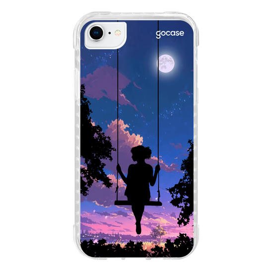 Capinha para celular Garota no Balanço