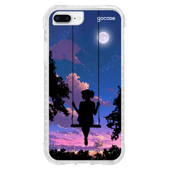 Capinha para celular Garota no Balanço
