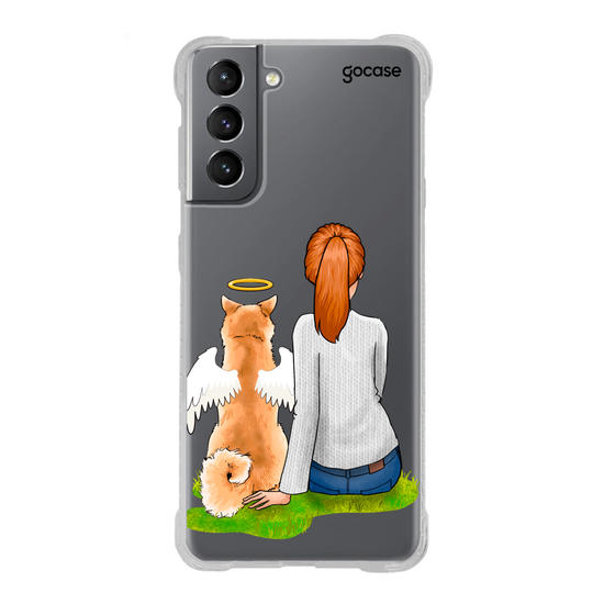 Capinha para celular Garota Pet Anjo