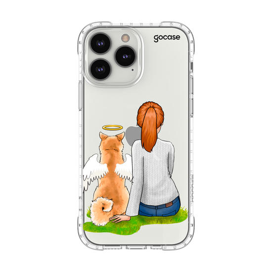 Capinha para celular Garota Pet Anjo