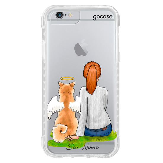Capinha para celular Garota Pet Anjo