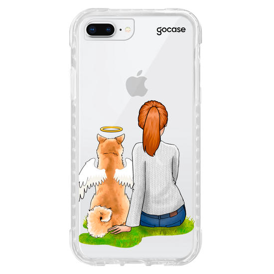 Capinha para celular Garota Pet Anjo