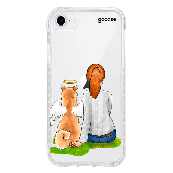Capinha para celular Garota Pet Anjo