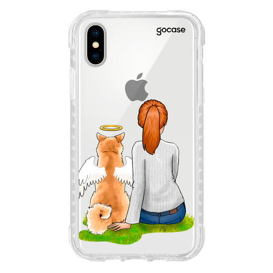 Capinha para celular Garota Pet Anjo