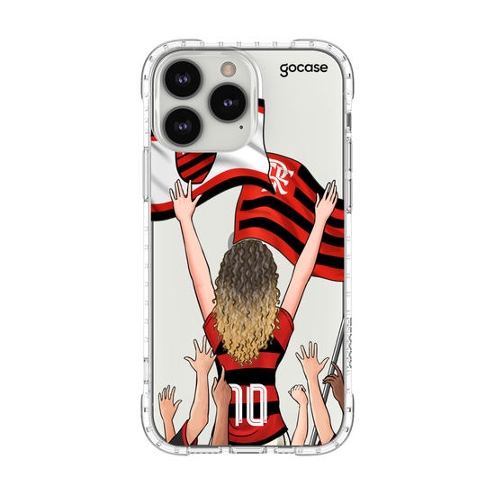 Capinha para celular Flamengo - Garota Rubro-Negra