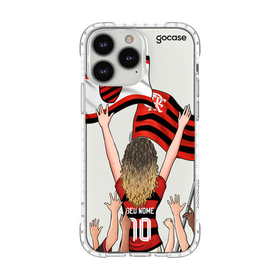 Capinha para celular Flamengo - Garota Rubro-Negra