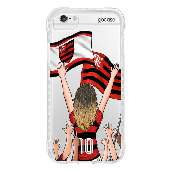 Capinha para celular Flamengo - Garota Rubro-Negra