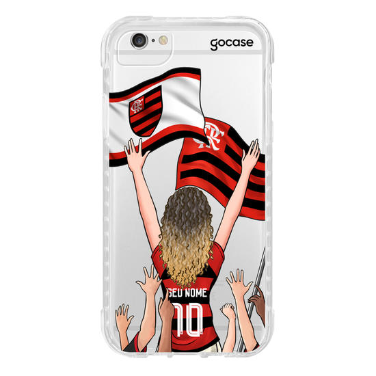 Capinha para celular Flamengo - Garota Rubro-Negra