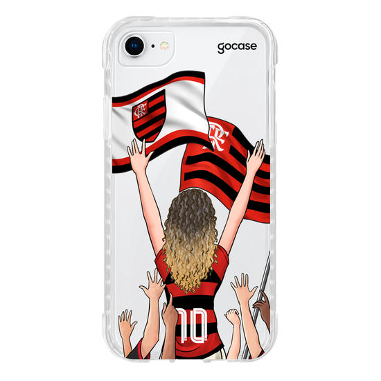 Capinha para celular Flamengo - Garota Rubro-Negra