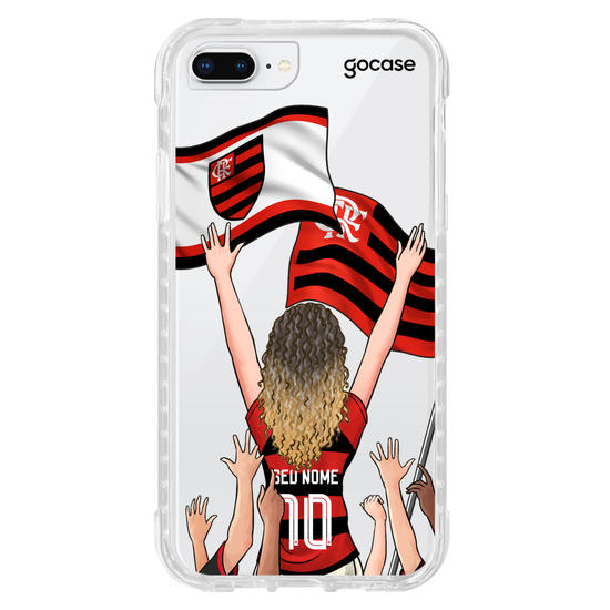 Capinha para celular Flamengo - Garota Rubro-Negra